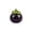 A002- Style A, variant on Squeeze Toys, Relaxation Toys, 2 in Diameter Mangosteen Shape, Squeeze Keychain, Sensory Pressure Releasing, Daily Carry, Dark Purple Green, 1 Pc