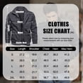 thumbnail image 6 of YUCOLEN Men's Winter Thick Fleece Lined Warm Jacket Casual Trucker Work Coat with Multi Pockets Zip Dark Gray S, 6 of 6
