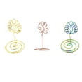 thumbnail image 4 of pitrice Metal Plating Leaf Shape Business Card Holder Stand Desktop Decoration Gift Note Clip Office Ornaments, 4 of 7