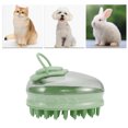 thumbnail image 6 of Unique Bargains 1 Pc Non-slip Pet Grooming Bath for Dog for Cat 3.94"x2.95"x2.36" Green, 6 of 6