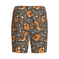 thumbnail image 4 of Yiaed Fox And Mushroom for Men's Soft Sleep Pajama Short Lounging Pajama Shorts-Small, 4 of 8
