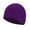 Purple, variant on lnmuld Solid Beanie Windproof Outdoor Sports Hat for Men Women Size:One Size