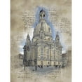 thumbnail image 3 of Bolokofsky, Ronald 15x18 Black Modern Framed Museum Art Print Titled - Dresden Chapel, 3 of 5