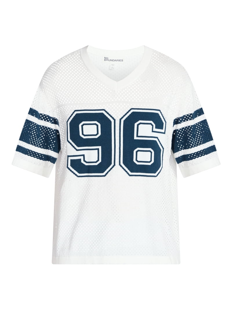No Boundaries Men's Football Jersey-Inspired Shirt with Short