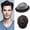 #1B Off Black, variant on LYRICAL HAIR Toupee Hair for Men Thin Skin Mens Toupee Human Hair Replacement System 7"X9" All Poly Mens Hairpiece PU Injected Mens Wig Units