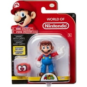 Mario and Cappy Action Mini Figure - Super Mario - 4 Inch