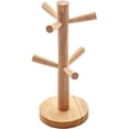 thumbnail image 1 of Portavasos de Madera Sincero Soporte Colgante para 6 Tazas Tipo Árbol, 1 of 5