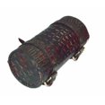 thumbnail image 2 of Genuine Black Golden Leather Tool Roll Bag Fits Harley Chopper Bobber, 2 of 4