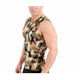 thumbnail image 3 of Insta Slim Camo Activewear Sleeveless Crew-Neck 3TAT0N1, 3 of 4