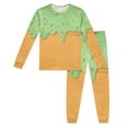 thumbnail image 4 of DHFJKG Pyjama Boys Girls Outfits Set Soft Long Sleeve Round Neck Pajama Set With Ice Cream Print Comfortable Sleepwear For Toddler And Kids Cute Pyjamas, 4 of 4
