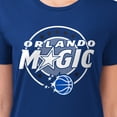 thumbnail image 3 of Women's G-III 4Her by Carl Banks Blue Orlando Magic Super-Slim Lightweight Pinstripe Circle Graphic T-Shirt, 3 of 3