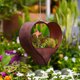 thumbnail image 4 of Heart-Shaped Metal Hanging Flowerpot Hook | Indoor Outdoor Wall Mount Planter | Window Living Room Ceiling Decor | Modern Style | Sturdy Chain | 30x8.5x30cm | 1 Pack, 4 of 9