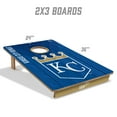 thumbnail image 4 of YouTheFan MLB Kansas City Royals 2' x 3' Cornhole Game, 4 of 6