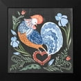 thumbnail image 2 of Parker, Jennifer Paxton 12x12 Black Modern Framed Museum Art Print Titled - Welcome Folk Garden I, 2 of 5