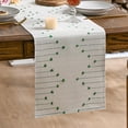 thumbnail image 1 of Camino de mesa Artoid Mode 30 x 274 cm verde oscuro boho, 1 of 8