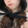 thumbnail image 6 of vnanda Women Winter Hat Winter Hat for Women Knitted Soft Thick Ear Solid Color Elastic Cartoon Ear Decor Warm Heat Retention Unisex Couple Knit, 6 of 8