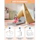 thumbnail image 5 of 2-in-1 para niños couch: convertible teddy fleece para niños pequeños sofa chair - comfy fold-out lounger para playroom, nursery, birthday gift (gray moon), 5 of 7