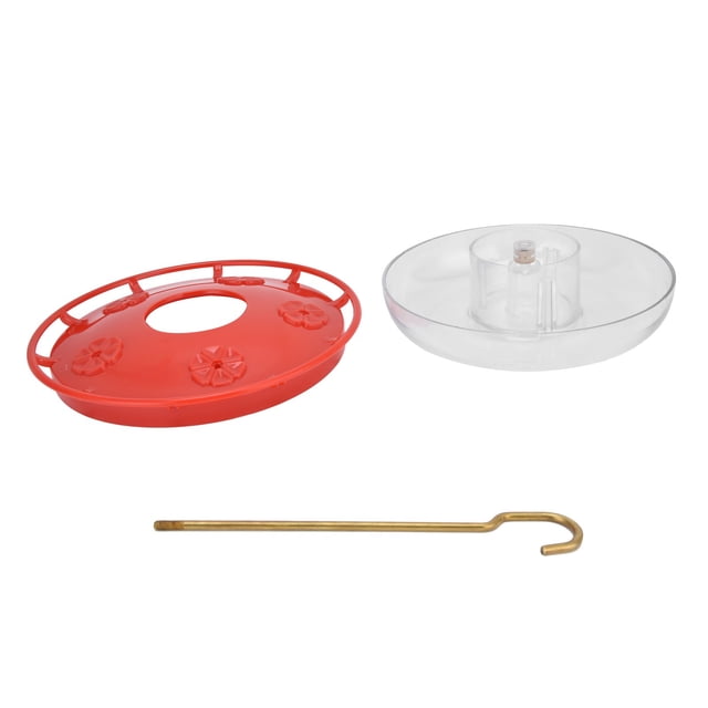 Comederos Para Colibríes Para Colgar Al Aire Libre, Comedero Para Pájaros De Plástico Transparente Con Bandeja De Semillas Profunda, Colgante, Adecuado Para Pájaros Cantores,