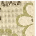 thumbnail image 2 of SAFAVIEH Courtyard Kristopher Floral Indoor/Outdoor Area Rug, 5'3" x 7'7", Natural Brown/Olive, 2 of 4