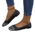 thumbnail image 3 of Women's Rhinestone Flats Elegant Glitter Ballet Flats Dress Pearl Wedding Shoes Pointed Toe Slip On Loafers for Women, 40, 3 of 9