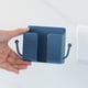 thumbnail image 5 of Soporte de pared adhesivo para teléfono multifunción con ganchos y caja de almacenamiento Azul, 5 of 8
