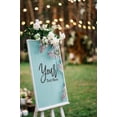 thumbnail image 4 of Darling Souvenir MADE WITH LOVE PersonalizedWelcomeBannerFlower,Custom Text Poster Party CollectionWelcomeSignGreat For Wedding, Birthday, Engagement Party- 18x12, 4 of 5