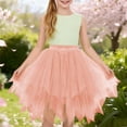 thumbnail image 2 of EnJoCho Girls Tulle Dress Elastic High Waist Multitiered Swing Birthday Evening Holiday Dancing Dresses Kids 2 to 15 Years, 2 of 4