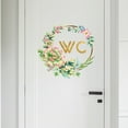 thumbnail image 3 of Yuarrent Juego de pegatinas de pared, calcomanía para puerta de flores artesanales, papel tapiz autoadhesivo, decoración de ventana de espejo Decoración del hogar, 3 of 6