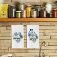 thumbnail image 2 of 2PCS Chinoiserie Kitchen Towels 16x24 Inches Blue and White Hydrangea Floral Dish Towels, Decorative Hand Towels for Bathroom and Kitchen, 2 of 5