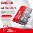 thumbnail image 2 of SanDisk-tarjeta Microsd Clase 10 100% Original A1A2, 16GB, 32gb, 64gb, 128GB, tarjeta de memoria de vídeo, SD, u3 Fivean unisex, 2 of 2
