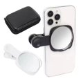 thumbnail image 4 of Universal Mobile Phone Camera Lens Mirror with Cleaning Cloth and Storage Pouch, 4 of 8