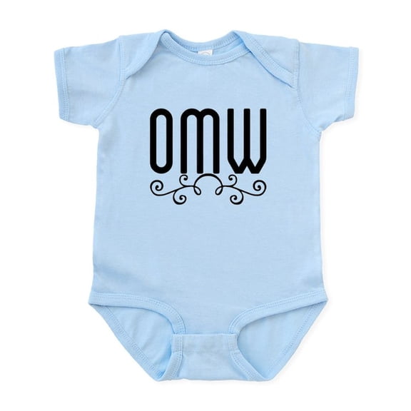 CafePress - Omw Body Suit - Baby Light Bodysuit, Size Newborn - 24 Months