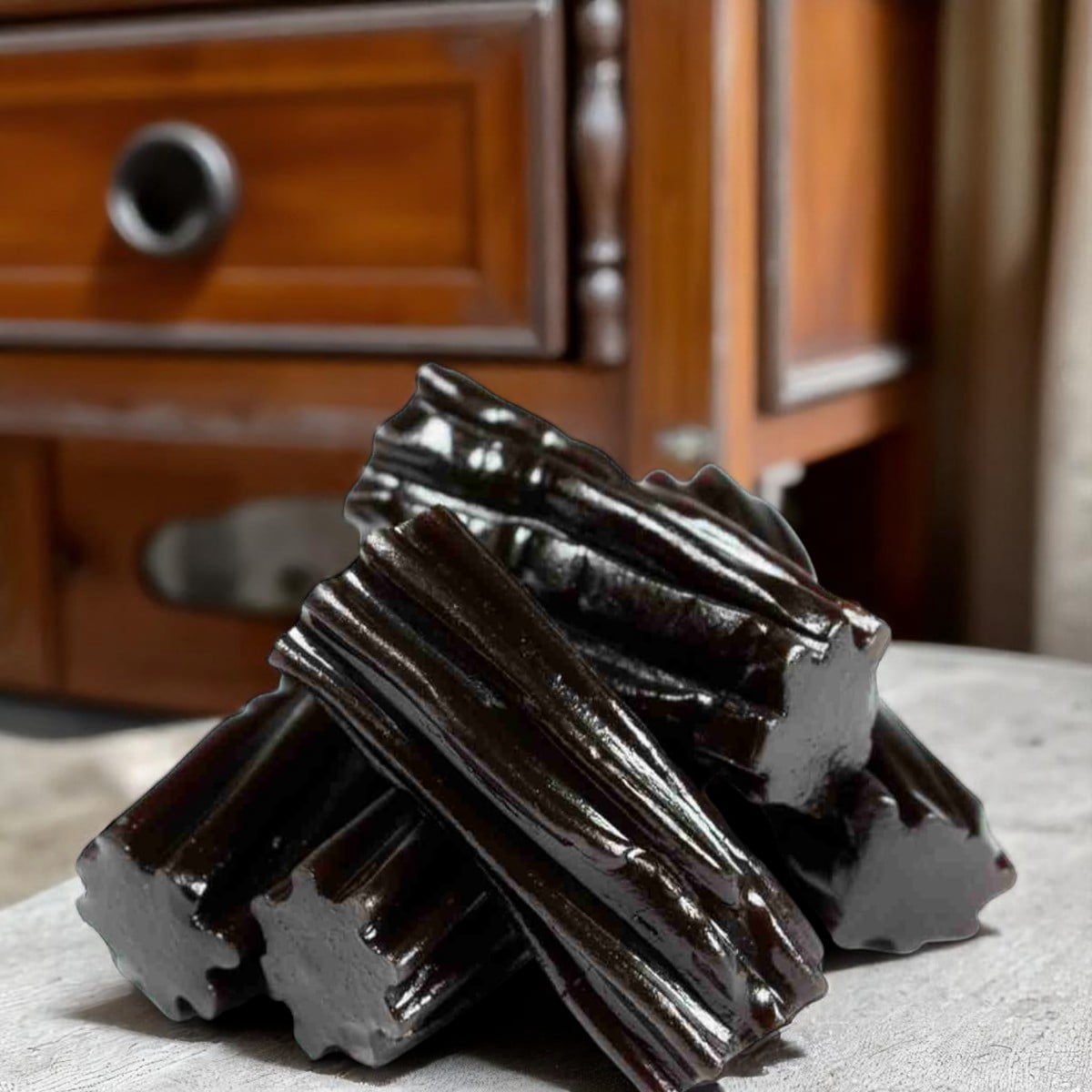 Michele's Pantry Australian Black Licorice Nibs Soft Chewy Candy Bag 2 lb