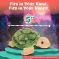 thumbnail image 3 of Forest & Twelfth Tortuga de peluche de 5 pulgadas, juguete de peluche suave, lindo animal de peluche para niños y niñas, animales de peluche pequeños de aspecto realista, decoración de guardería y hab, 3 of 4
