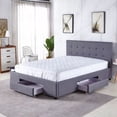 thumbnail image 3 of Base Cabecera Para Cama Queen Size Ilios Innova con Cajones, 3 of 9