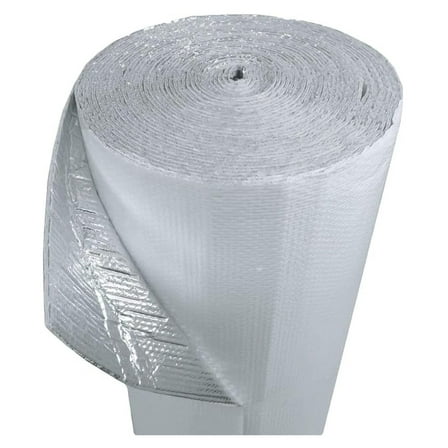 US Energy Products Reflective Insulation 24x25 ft - Double Bubble R8 Thermal Barrier - White Radiant Heat Barrier for Attics, Walls & More