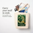 thumbnail image 7 of Tote Bag, Everglades National Park, Manatee and Calf Swimming, Unisex, Reusable, Washable Canvas, Unique Art, 7 of 7