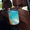 thumbnail image 5 of Wukai Cloud Cute Hamster Print Car Trash Can - Easy to Clean Hanging Garbage Bin - Removable Liner - Leak-Car Garbage Can - Waterproof Trash Can for Car and SUV, 5 of 7