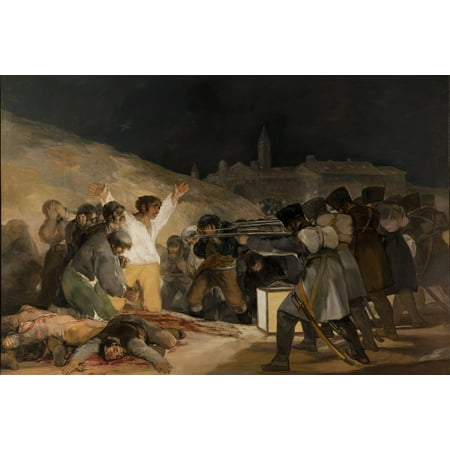 24x36 gallery poster, The Third of May 1808 by Francisco Goya hires