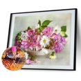 thumbnail image 3 of Cuadros Decorativos 5D bricolaje taladro redondo completo diamante pintura Dahlia Kit decoración del hogar arte artesanal (A5934) Ndcxsfigh Nuevos Originales, 3 of 8