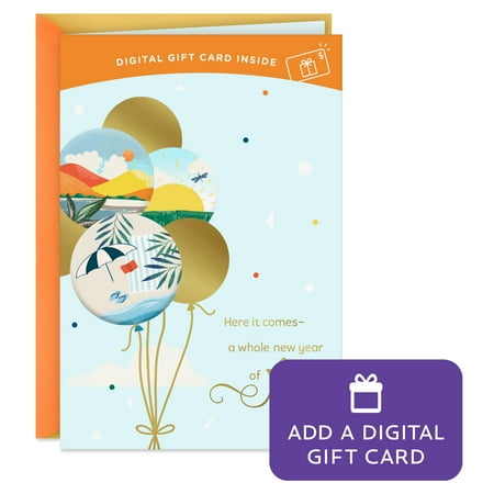 Hallmark Gift Card Greeting Birthday Card (a Whole New Year of You)