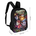thumbnail image 2 of Gravity Falls Backpack Casual Daypack School Bag Backpack Satchel Rucksack Shoulder, 2 of 5