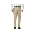 thumbnail image 3 of Haggar Men's Work To WeekendÂ® Khaki Flat Front Pant Classic Fit 41114957522, 3 of 7