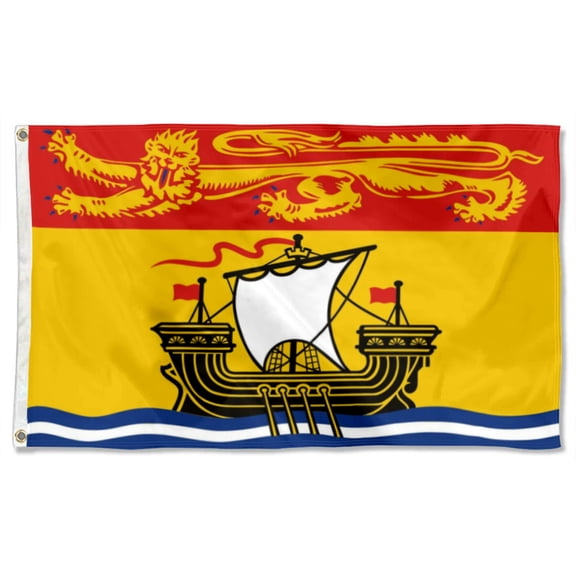 Yanbooch New Brunswick, Canada Flags Banner Home Yard Garden Decor 3x5Feet
