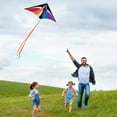 thumbnail image 3 of Mouliraty Kites For Kids Kites For The Beach Huge Kite For Kids Colorful Kite Beach Kite With Long Tail Kites For Kids Adults, 3 of 5