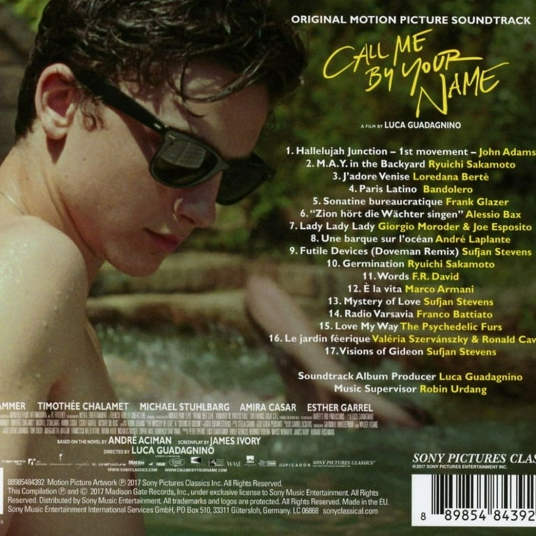 Various - Call Me by Your Name (Original Motion Picture Soundtrack