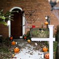thumbnail image 5 of Halloween Skull Mailbox Cover 25.5x21 Inch, Halloween Skeleton Post Letter Box Covers, Halloween Spooky Magnetic Waterproof Mail Wraps for Outdoor Yard Garden Oversized Mailbox Decor, 5 of 6