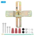 thumbnail image 3 of Uxcell 4" Light Crossbar 1 Set Cross-Shaped Mounting Bracket 180 Rotation Universal Light Fixture, 3 of 6