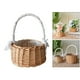 thumbnail image 2 of Cesta de almacenamiento tejida de ratán natural, cesta para la colada, regalo para niña, arreglo floral S, 2 of 9