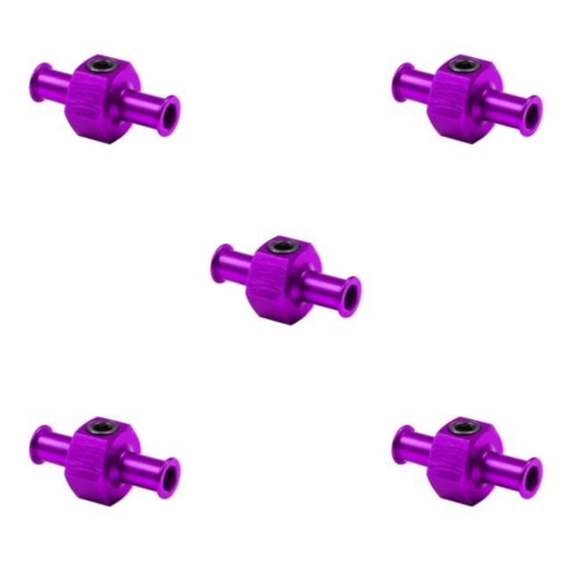 Wweixi High Durability Nitrous Pressure Gauge Adapter Seal For Accurate Readings Gauge T Simple And Effective Purple 5Set